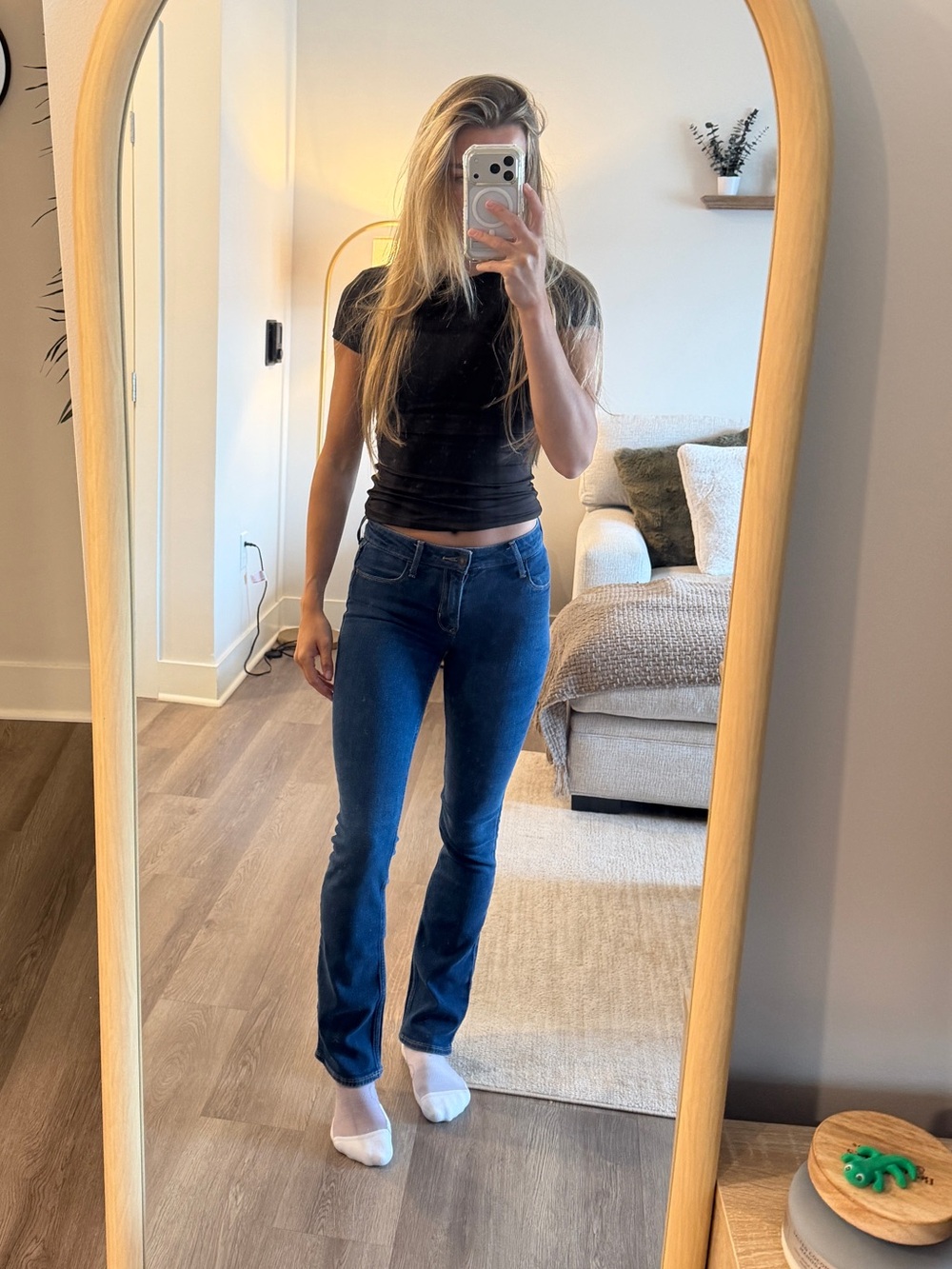 Old Navy Women's Blue Boot-Cut Jeans